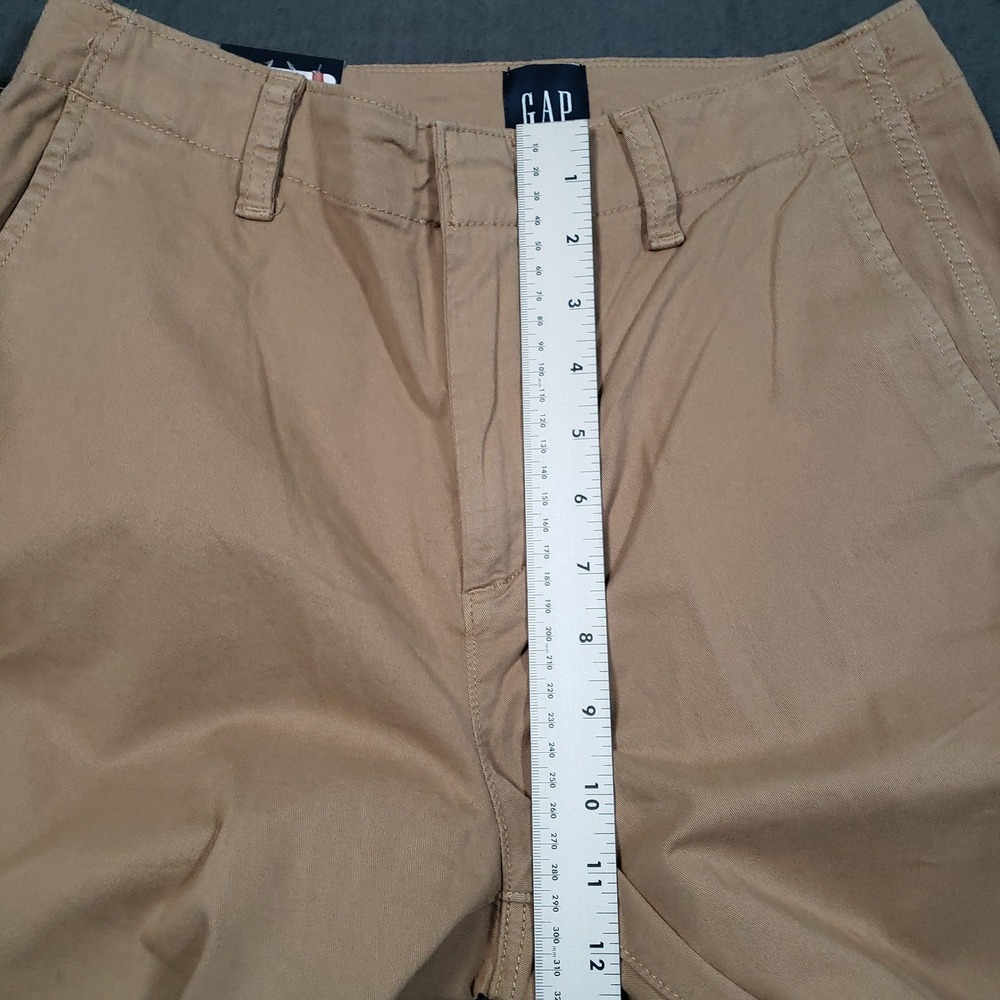 Gap Slim Ankle Pants Womens 6 Khaki Tan Cotton Stretch Chino Trousers - Picture 7 of 9